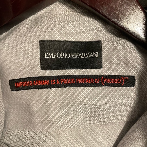 Emporio Armani men’s long sleeve dress shirt. Great condition. Size Large - Picture 4 of 5